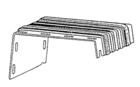 Gummi-Dichtung für Aluminium Rillenhalter 85 mm (300 Meter)